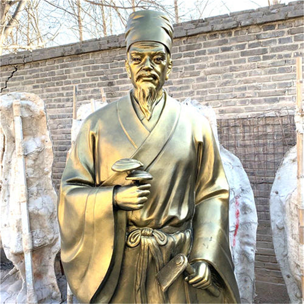 鑄造李時珍雕塑.jpg 鑄造李時珍雕塑.jpg