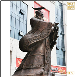 大型曹操敬酒銅雕塑 大型曹操敬酒銅雕塑