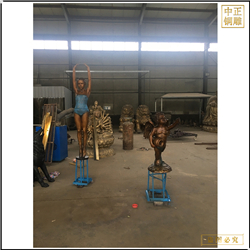  西方人物雕塑鑄造圖片