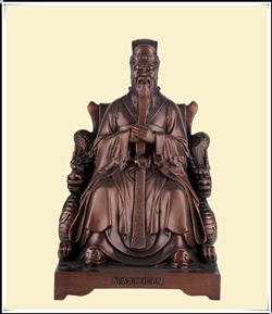 2米高的鑄銅孔子坐像