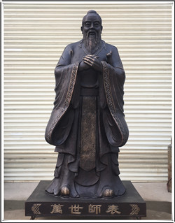 孔子銅雕鑄造