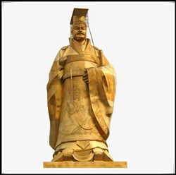秦始皇銅雕塑|秦始皇雕塑價格
