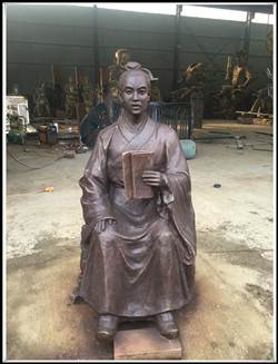 方以智銅雕塑|方以智雕塑價格