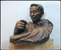 袁隆平名人雕塑圖片