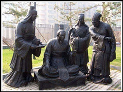 扶蘇古代人物雕塑圖片