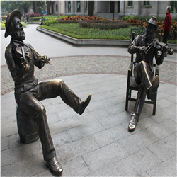 拉琴人物雕塑 拉琴人物雕塑