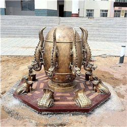 室外地動儀雕塑圖片 室外地動儀雕塑圖片