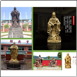 萬(wàn)人師表孔子像鑄造 萬(wàn)人師表孔子像鑄造